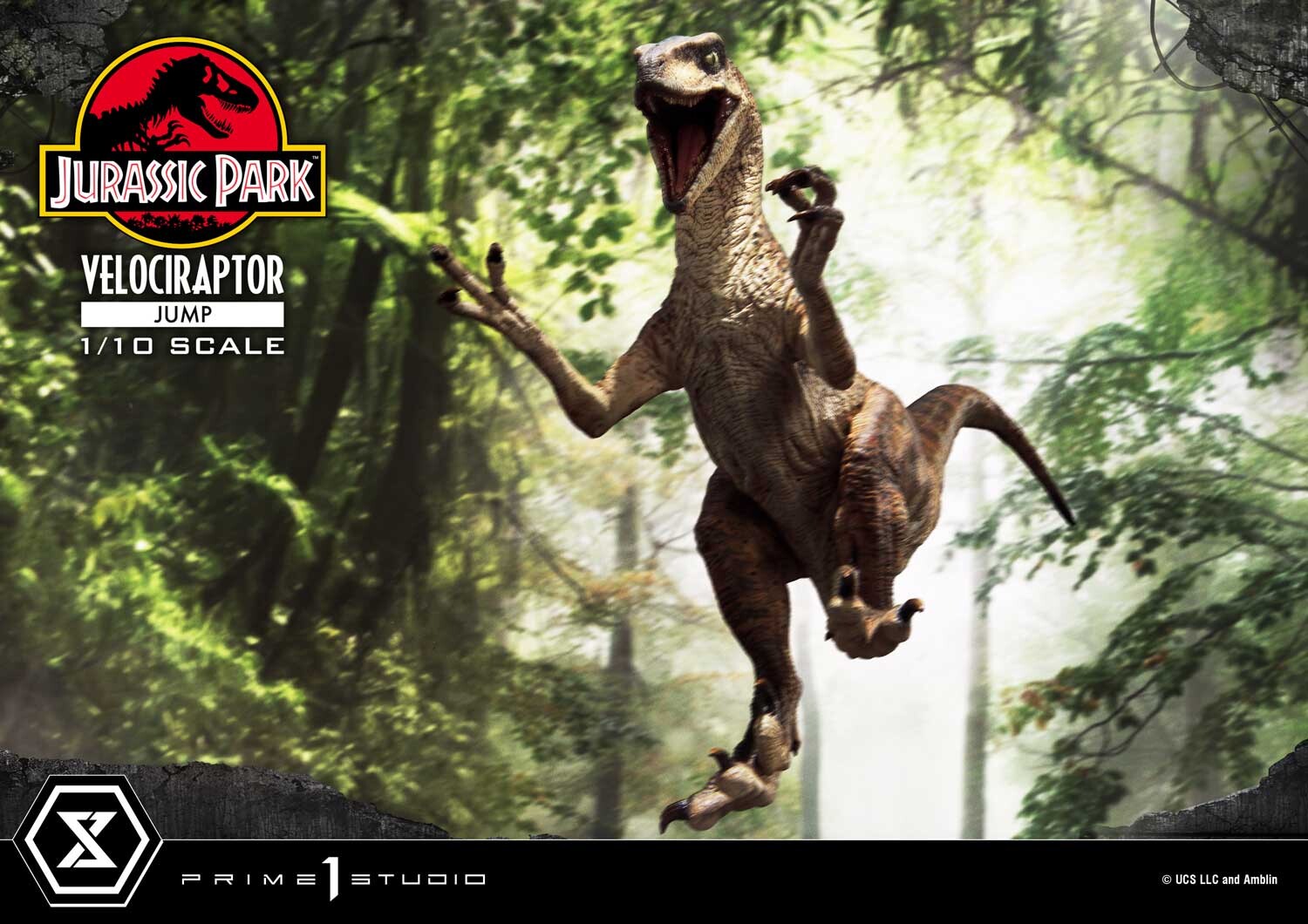 Jurassic Park - Velociraptor - Prime Collectible Figures  (PCFJP-06) - 1/10 - Jump (Prime 1 Studio) photo 33