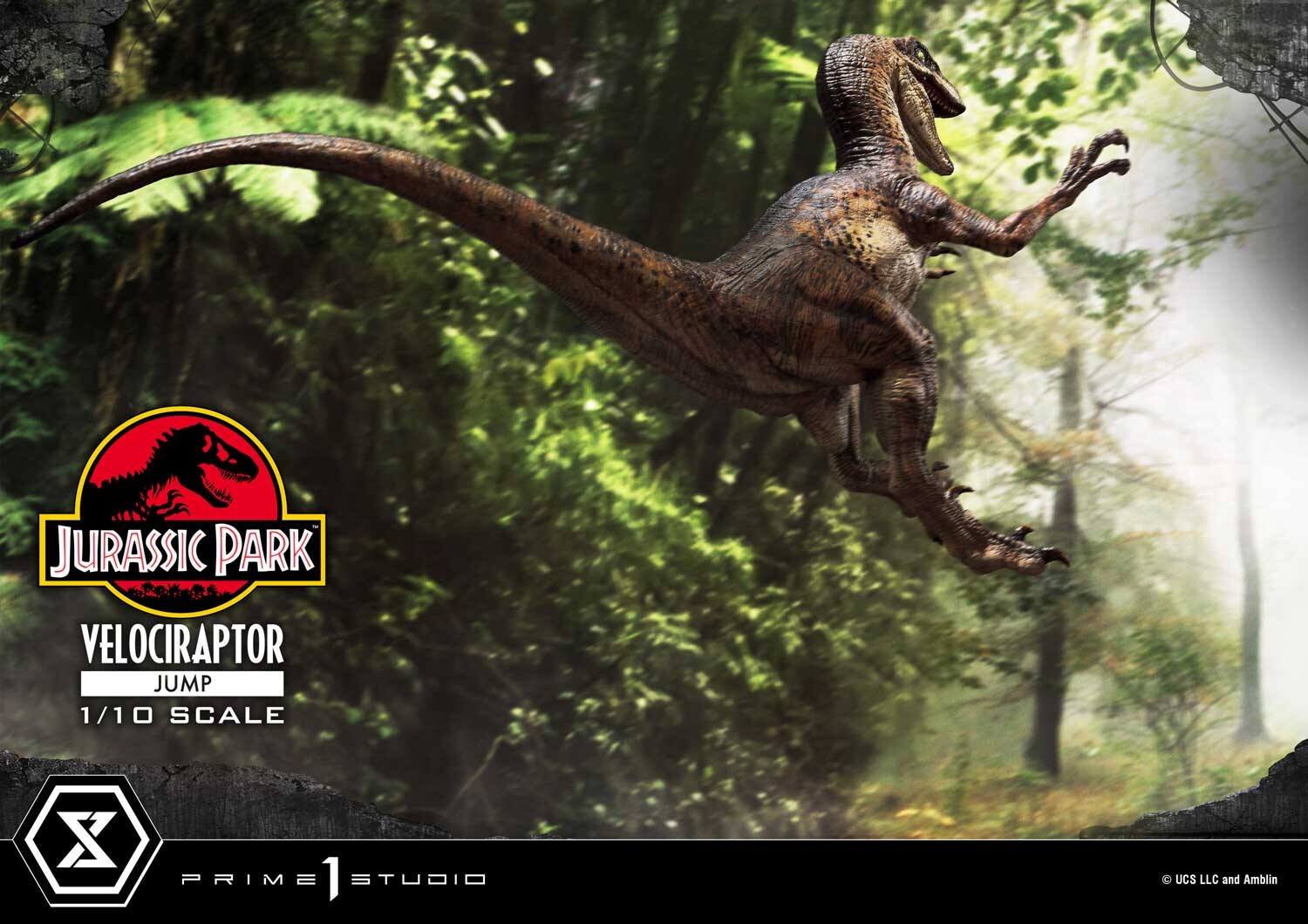 Jurassic Park - Velociraptor - Prime Collectible Figures  (PCFJP-06) - 1/10 - Jump (Prime 1 Studio) photo 34
