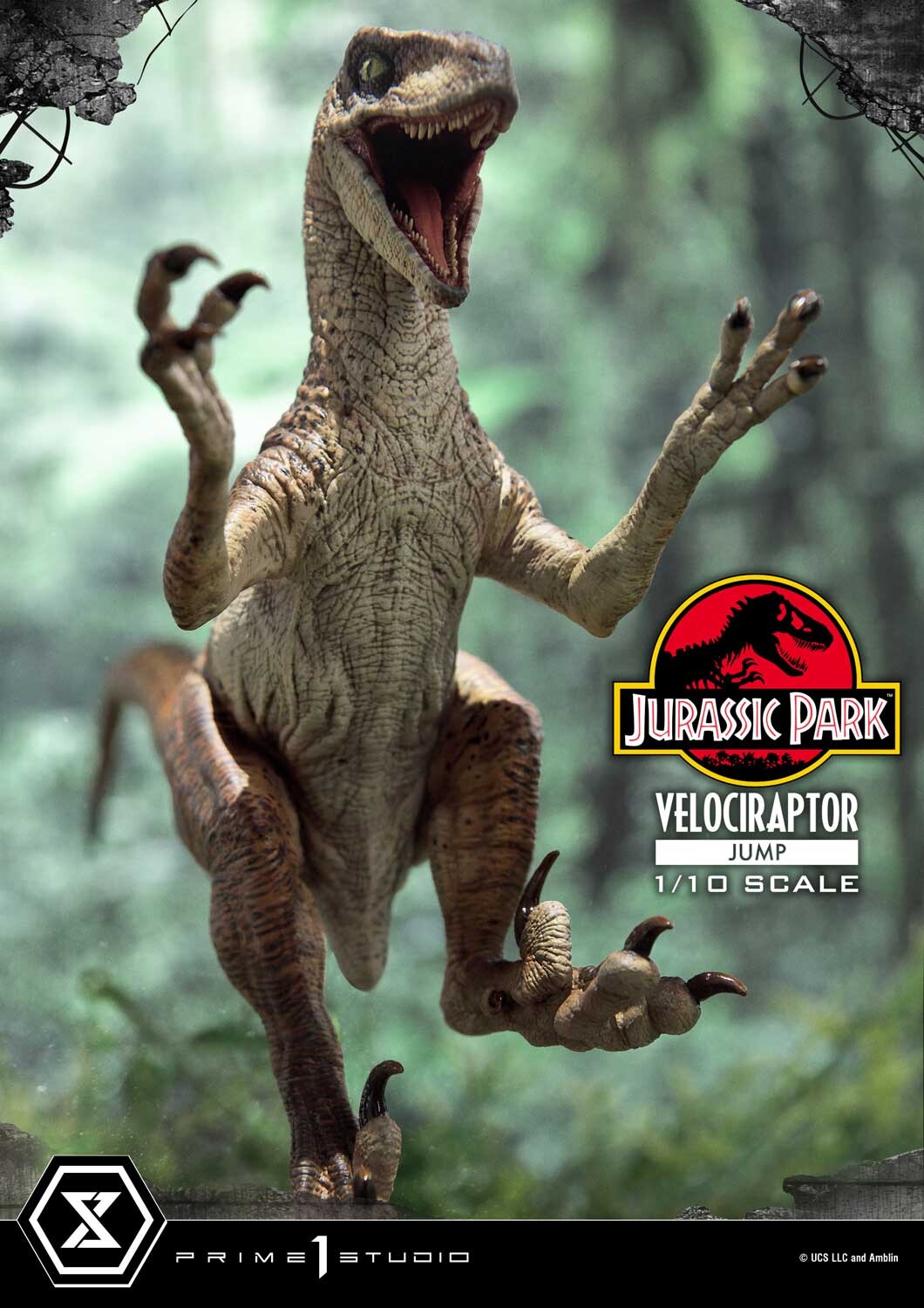 Jurassic Park - Velociraptor - Prime Collectible Figures  (PCFJP-06) - 1/10 - Jump (Prime 1 Studio) photo 36