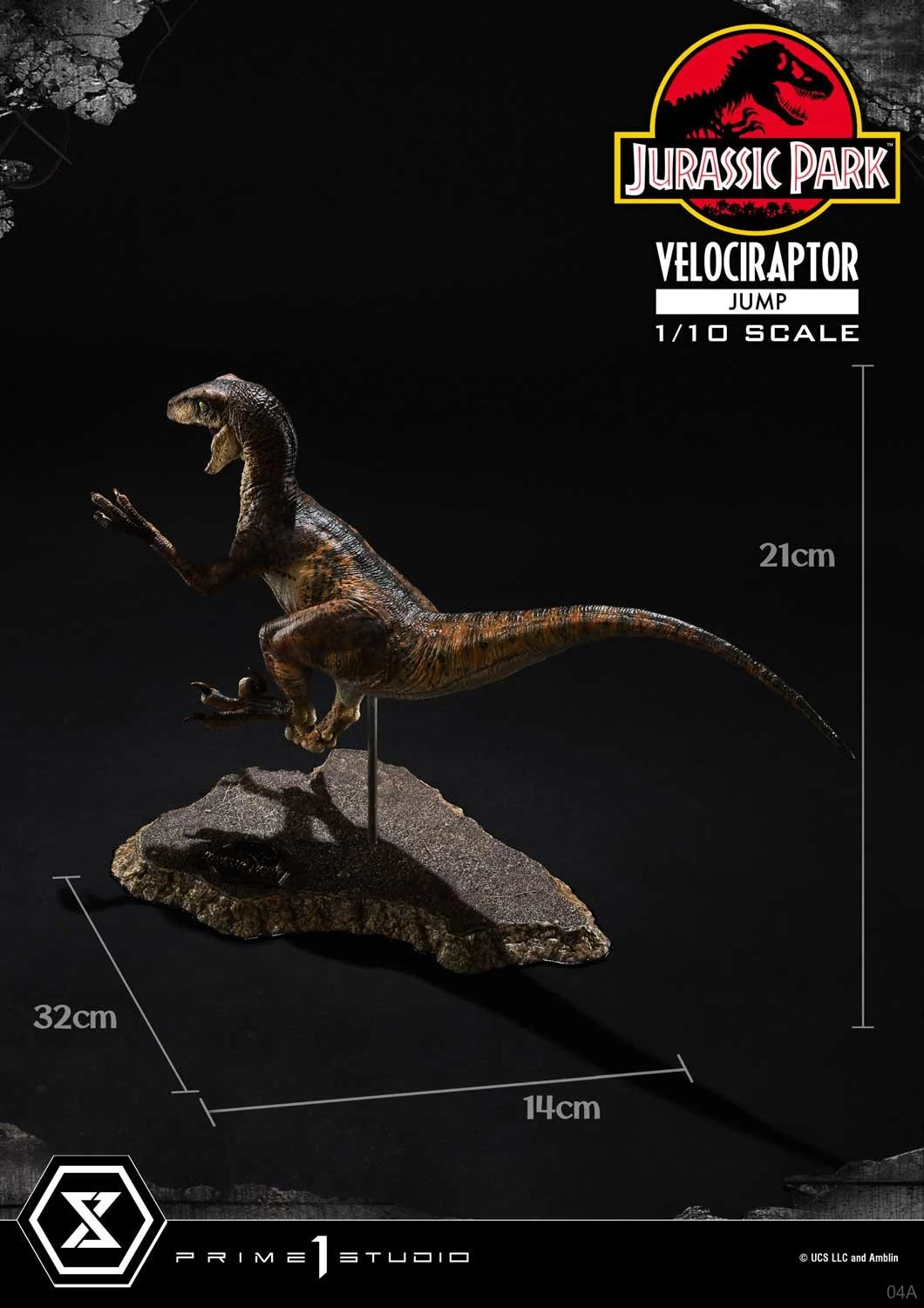 Jurassic Park - Velociraptor - Prime Collectible Figures  (PCFJP-06) - 1/10 - Jump (Prime 1 Studio) photo 40