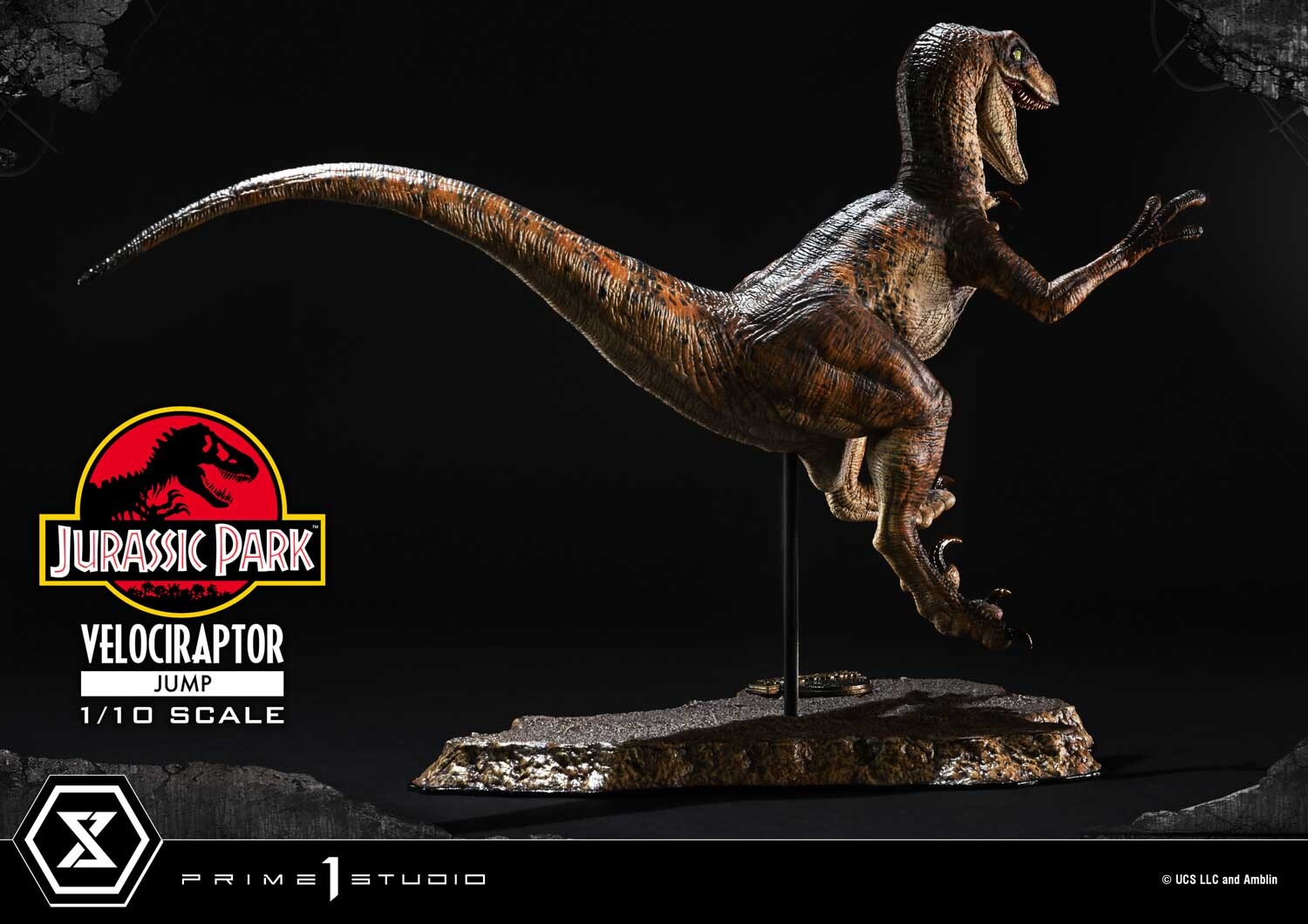 Jurassic Park - Velociraptor - Prime Collectible Figures  (PCFJP-06) - 1/10 - Jump (Prime 1 Studio) photo 43