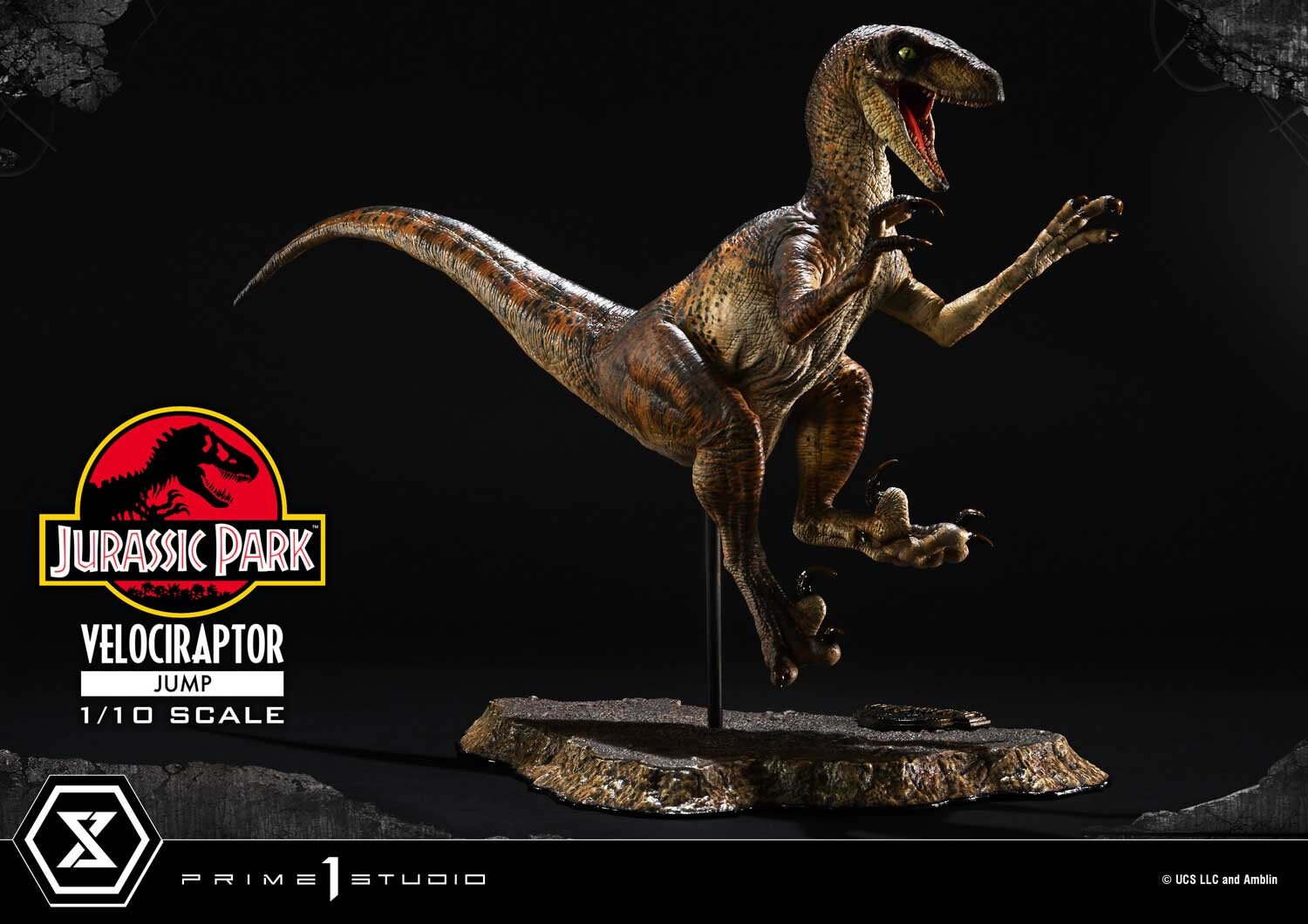 Jurassic Park - Velociraptor - Prime Collectible Figures  (PCFJP-06) - 1/10 - Jump (Prime 1 Studio) photo 45