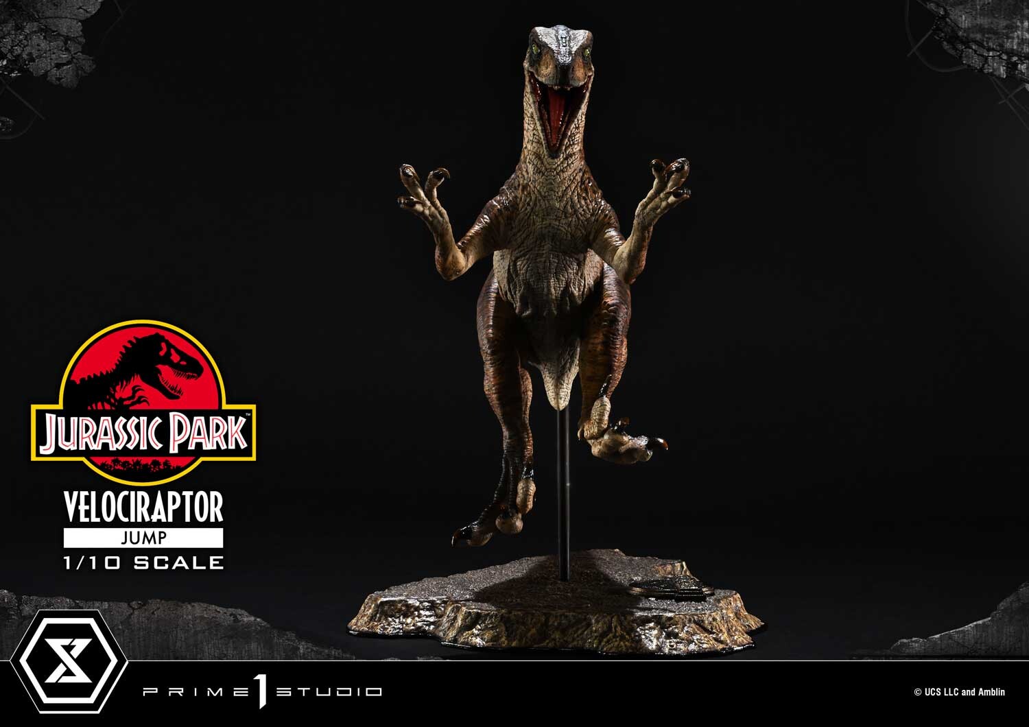 Jurassic Park - Velociraptor - Prime Collectible Figures  (PCFJP-06) - 1/10 - Jump (Prime 1 Studio) photo 46