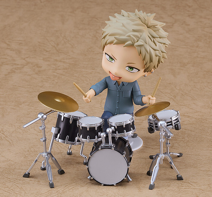 Eiga Given Hiiragi Mix - Kaji Akihiko - Nendoroid  (#2318-DX) - Drum Set Ver. (Good Smile Company, Orange Rouge) photo 9