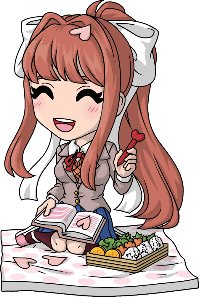 Doki Doki Literature Club! - Monika - Doki Doki Literature Club! x Youtooz  (#6) - Youtooz - Picnic (Youtooz) photo 2