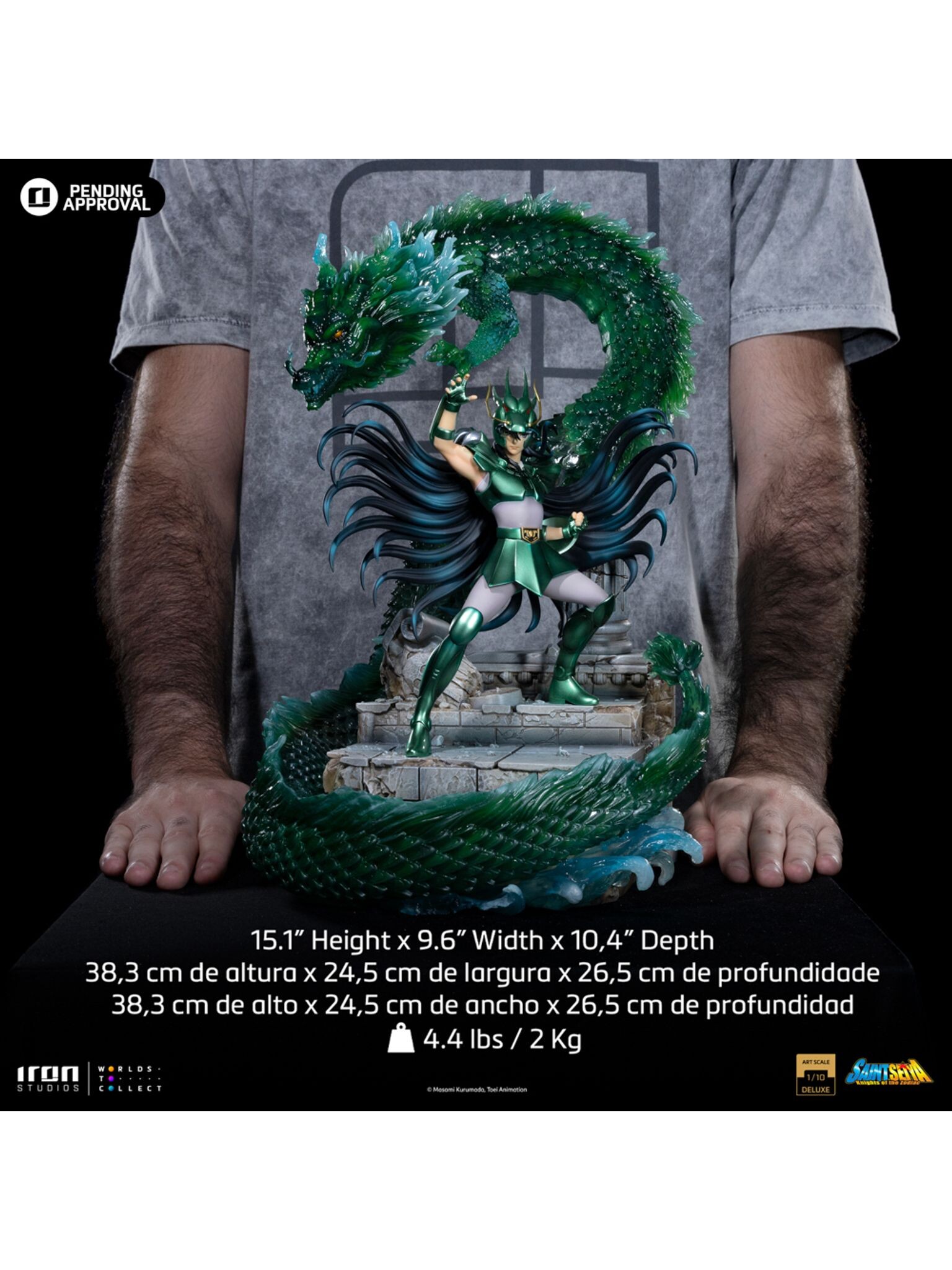 Saint Seiya - Dragon Shiryu - Art Scale - 1/10 - Deluxe (IRON Studios) photo 12