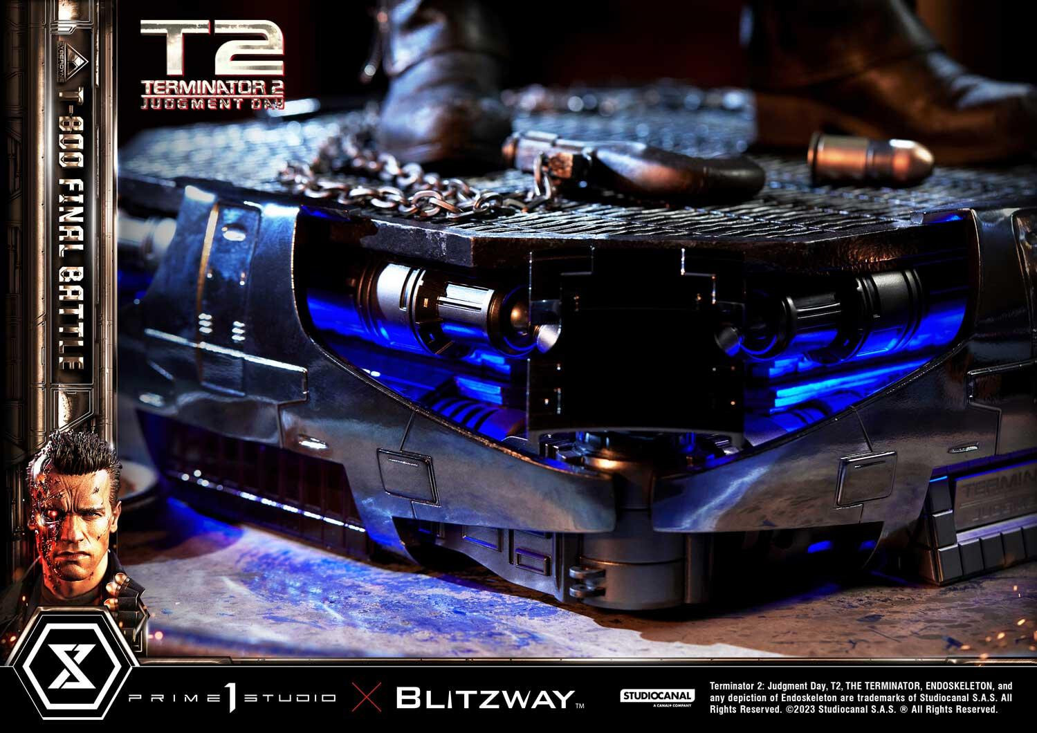Terminator 2: Judgment Day - T-800 - Museum Masterline Series  (MMT2-02DXS) - 1/3 - DX Bonus Version, Final Battle (Blitzway, Prime 1 Studio) photo 20