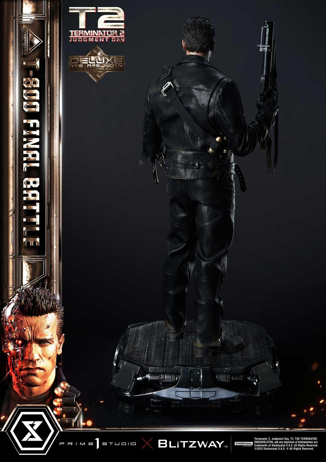 Terminator 2: Judgment Day - T-800 - Museum Masterline Series  (MMT2-02DXS) - 1/3 - DX Bonus Version, Final Battle (Blitzway, Prime 1 Studio) photo 46