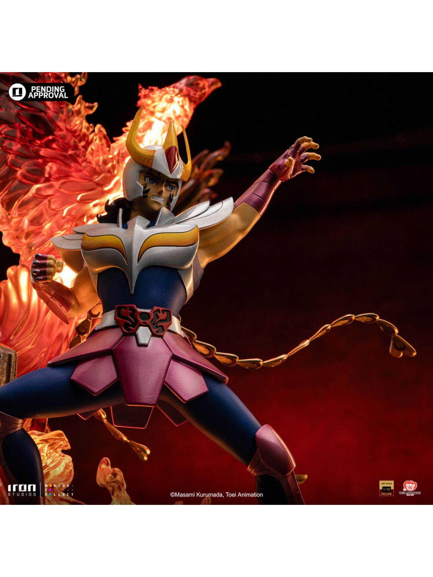 Saint Seiya - Phoenix Ikki - Art Scale - 1/10 - Deluxe (IRON Studios) photo 12