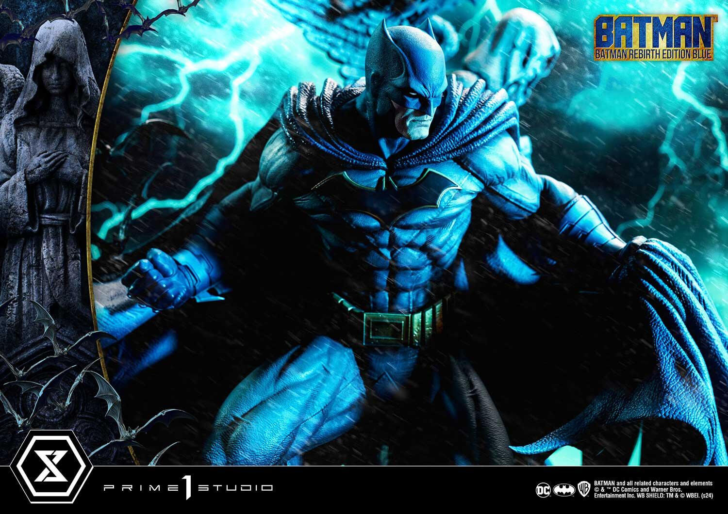 Batman - Premium Masterline (UPMDC-09LM) - 1/4 - Rebirth, Blue (Prime 1 Studio)