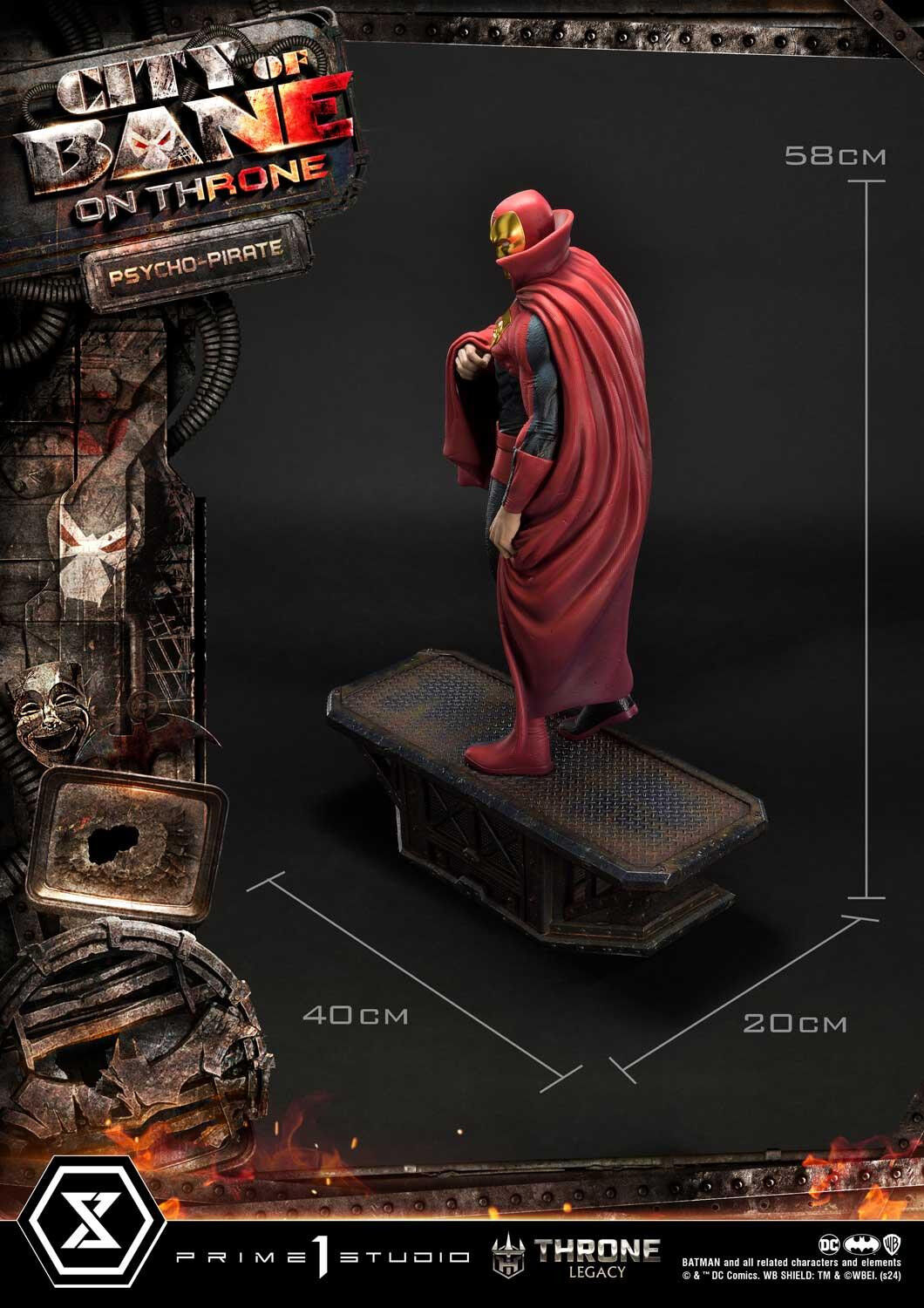 Batman: City of Bane - Psycho-Pirate - Throne Legacy (TLCDC-07) - 1/4 (Prime 1 Studio) photo 42
