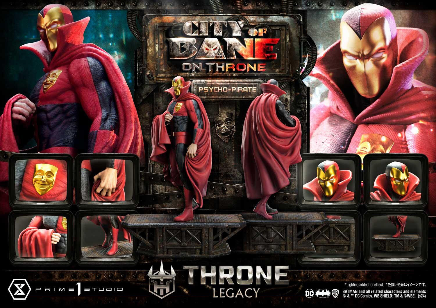 Batman: City of Bane - Psycho-Pirate - Throne Legacy (TLCDC-07) - 1/4 (Prime 1 Studio) photo 44