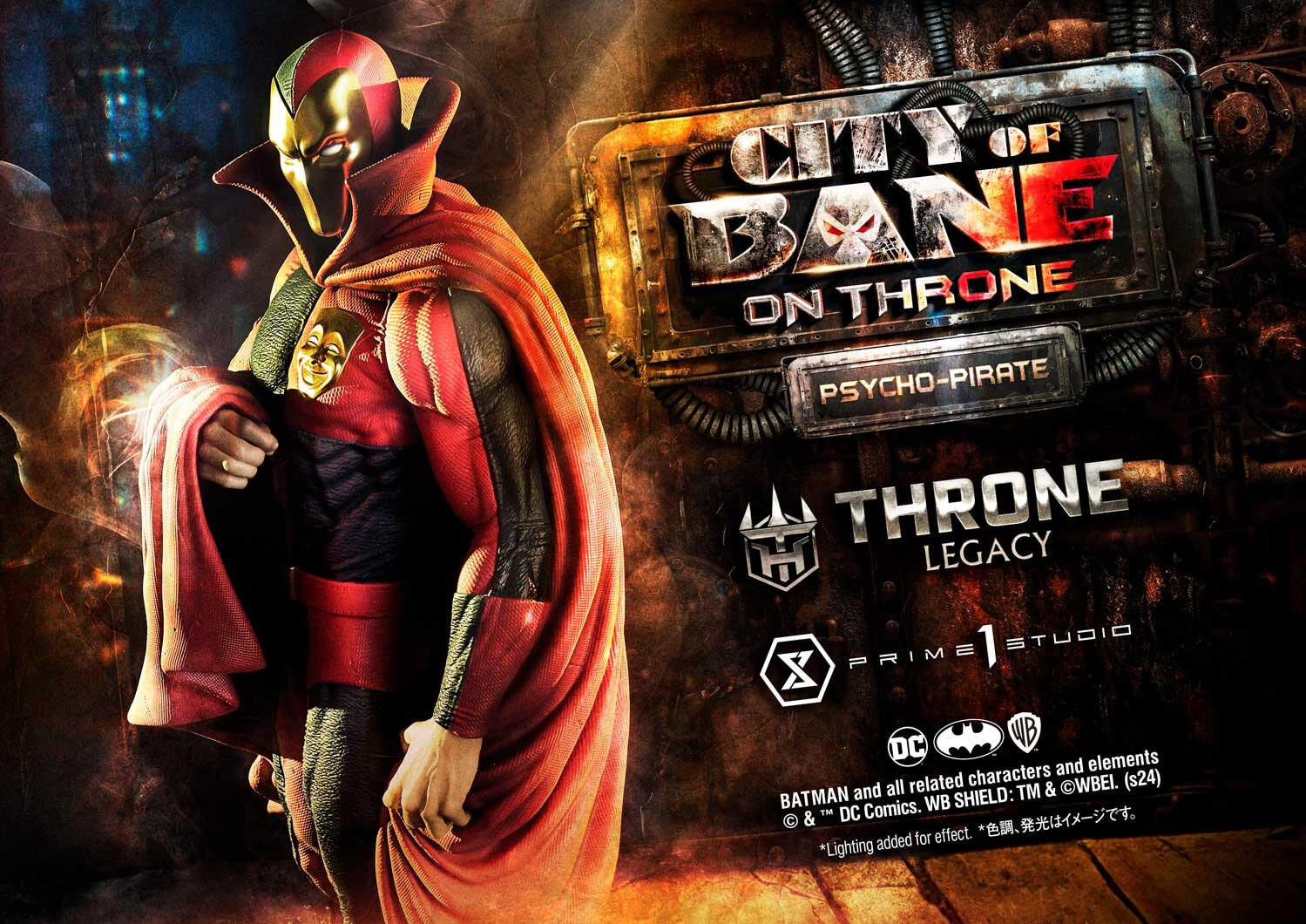 Batman: City of Bane - Psycho-Pirate - Throne Legacy (TLCDC-07) - 1/4 (Prime 1 Studio) photo 66