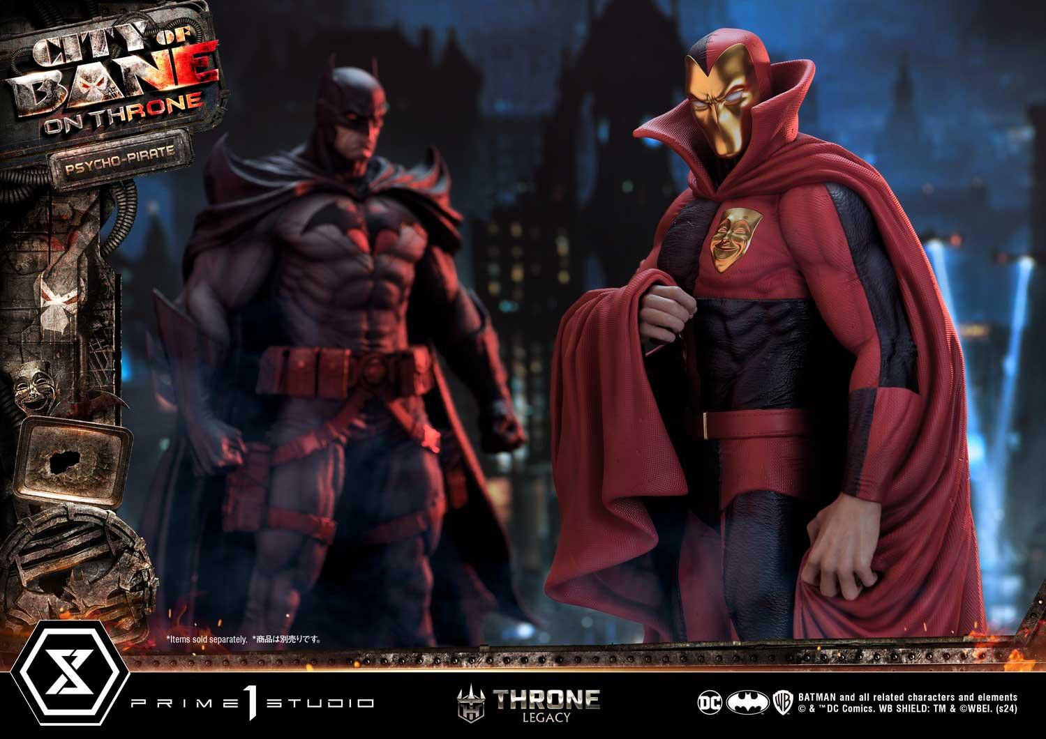 Batman: City of Bane - Batman (Thomas Wayne) - Throne Legacy (TLCDC-06) - 1/4 (Prime 1 Studio) photo 6