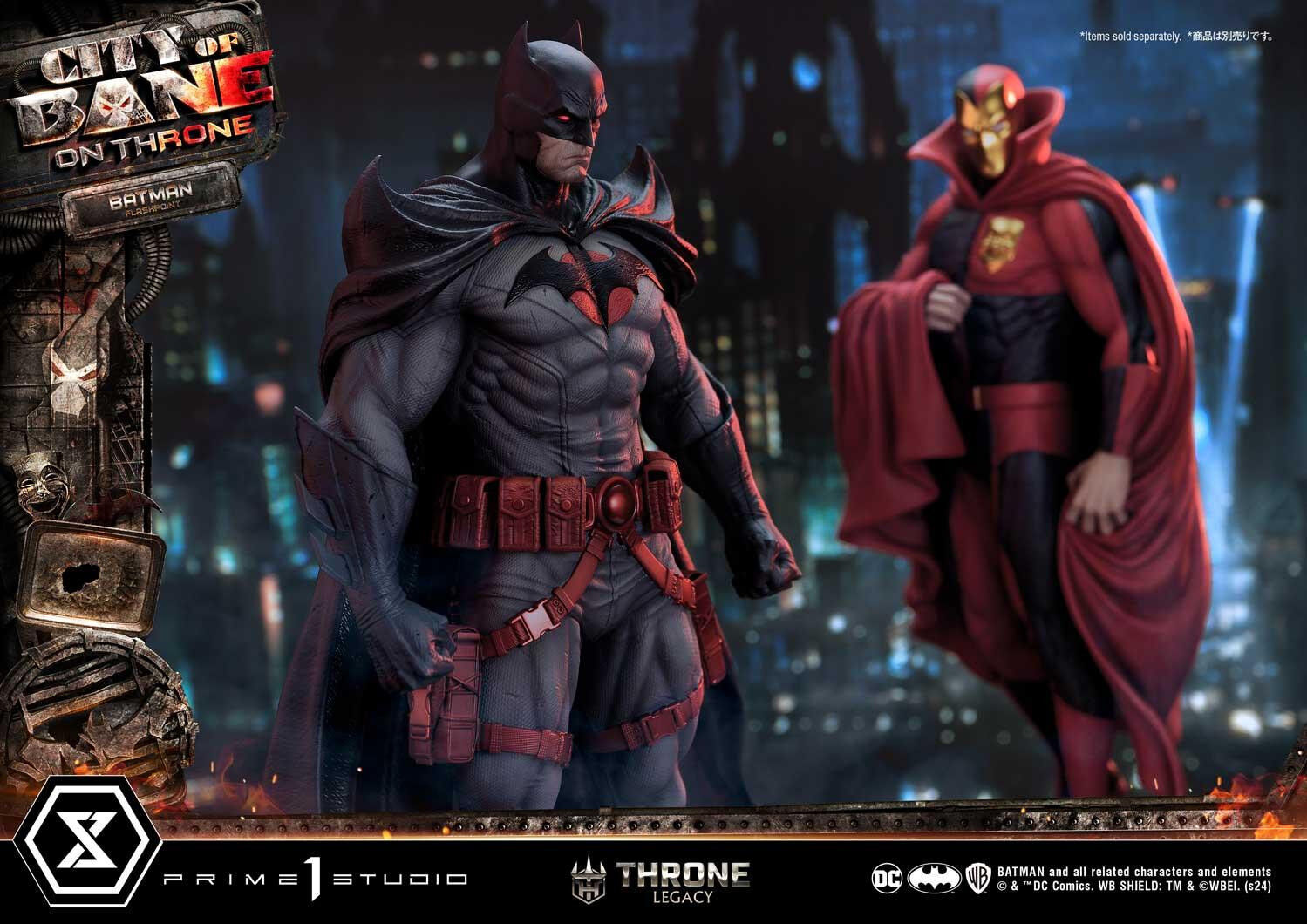 Batman: City of Bane - Batman (Thomas Wayne) - Throne Legacy (TLCDC-06) - 1/4 (Prime 1 Studio) photo 15