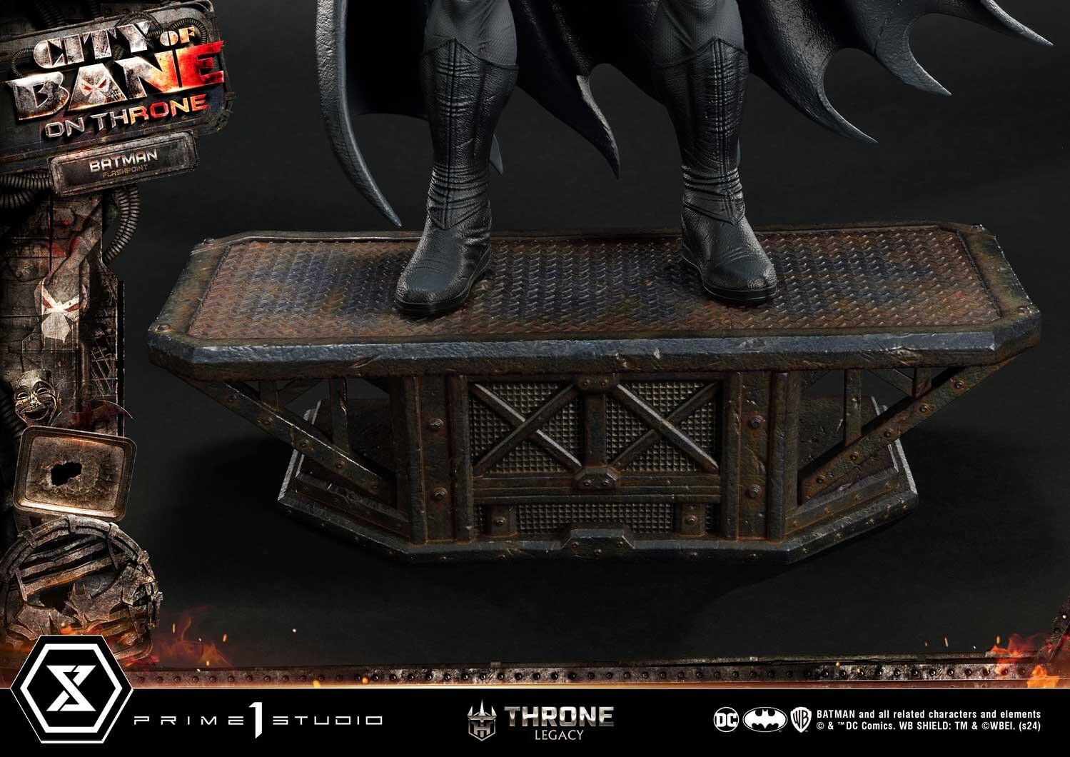 Batman: City of Bane - Batman (Thomas Wayne) - Throne Legacy (TLCDC-06) - 1/4 (Prime 1 Studio) photo 19