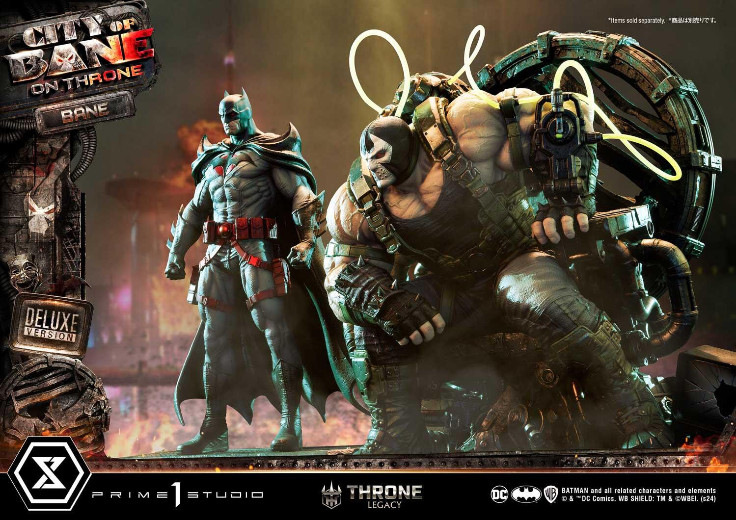 Batman: City of Bane - Batman (Thomas Wayne) - Throne Legacy (TLCDC-06) - 1/4 (Prime 1 Studio) photo 20