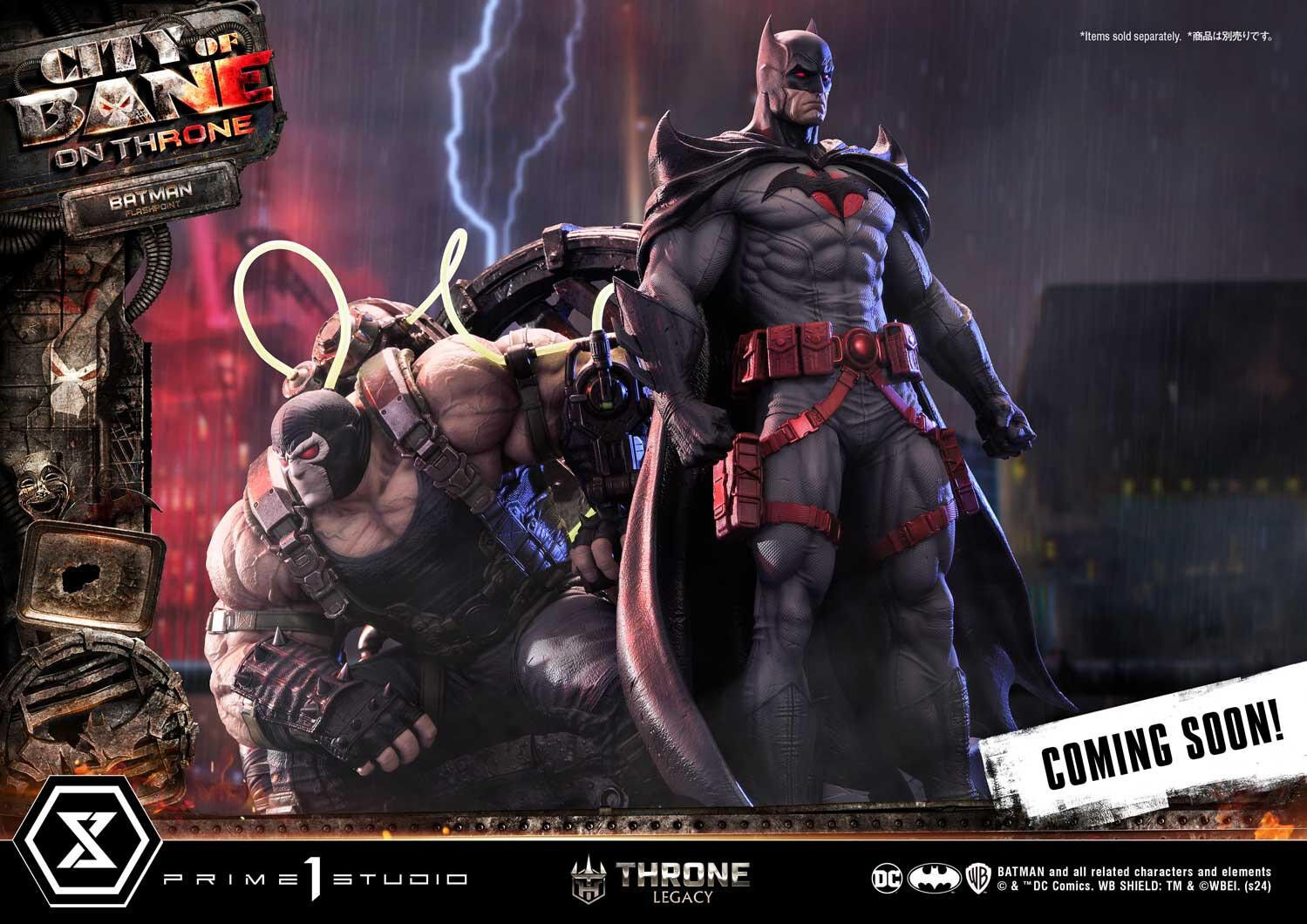 Batman: City of Bane - Batman (Thomas Wayne) - Throne Legacy (TLCDC-06) - 1/4 (Prime 1 Studio) photo 42