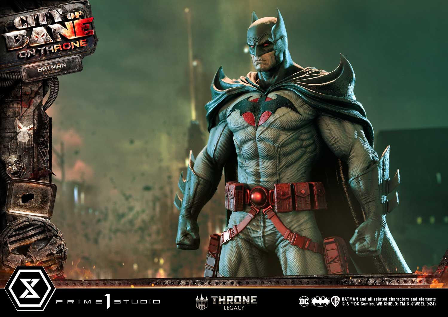 Batman: City of Bane - Batman (Thomas Wayne) - Throne Legacy (TLCDC-06) - 1/4 (Prime 1 Studio) photo 46