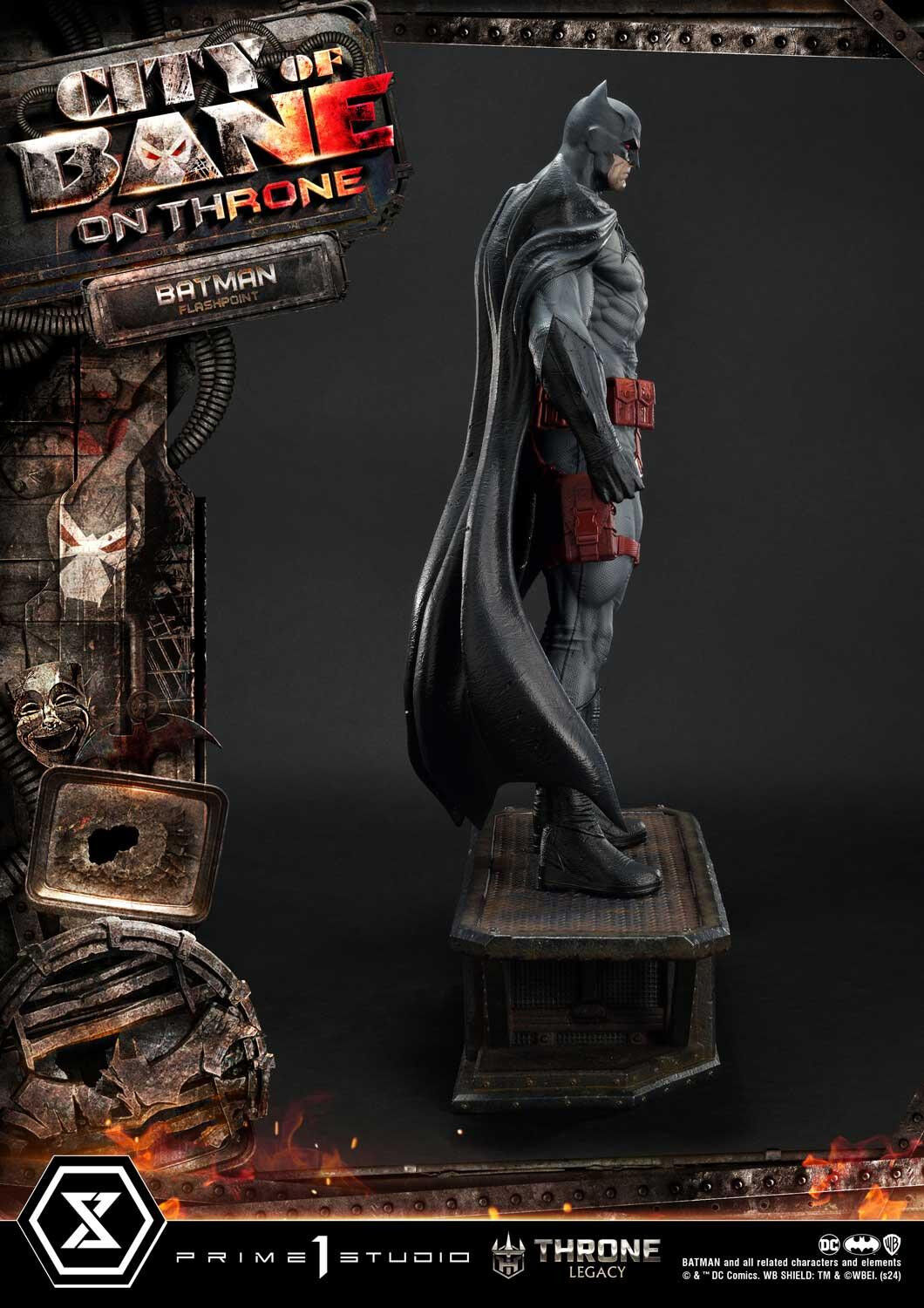 Batman: City of Bane - Batman (Thomas Wayne) - Throne Legacy (TLCDC-06) - 1/4 (Prime 1 Studio) photo 51