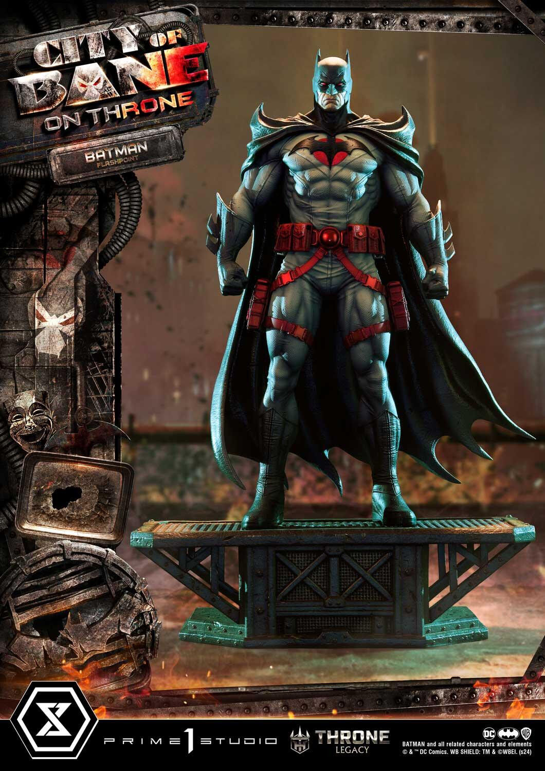 Batman: City of Bane - Batman (Thomas Wayne) - Throne Legacy (TLCDC-06) - 1/4 (Prime 1 Studio) photo 54