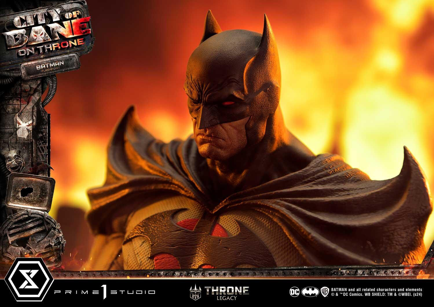 Batman: City of Bane - Batman (Thomas Wayne) - Throne Legacy (TLCDC-06) - 1/4 (Prime 1 Studio) photo 58