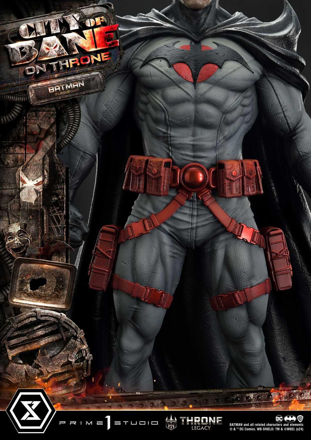 Batman: City of Bane - Batman (Thomas Wayne) - Throne Legacy (TLCDC-06) - 1/4 (Prime 1 Studio) photo 68