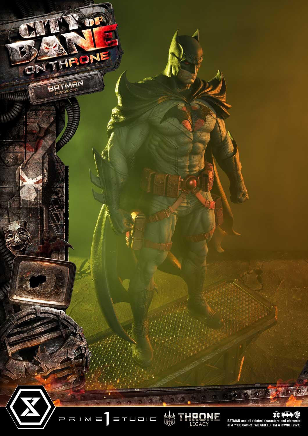 Batman: City of Bane - Batman (Thomas Wayne) - Throne Legacy (TLCDC-06) - 1/4 (Prime 1 Studio) photo 71