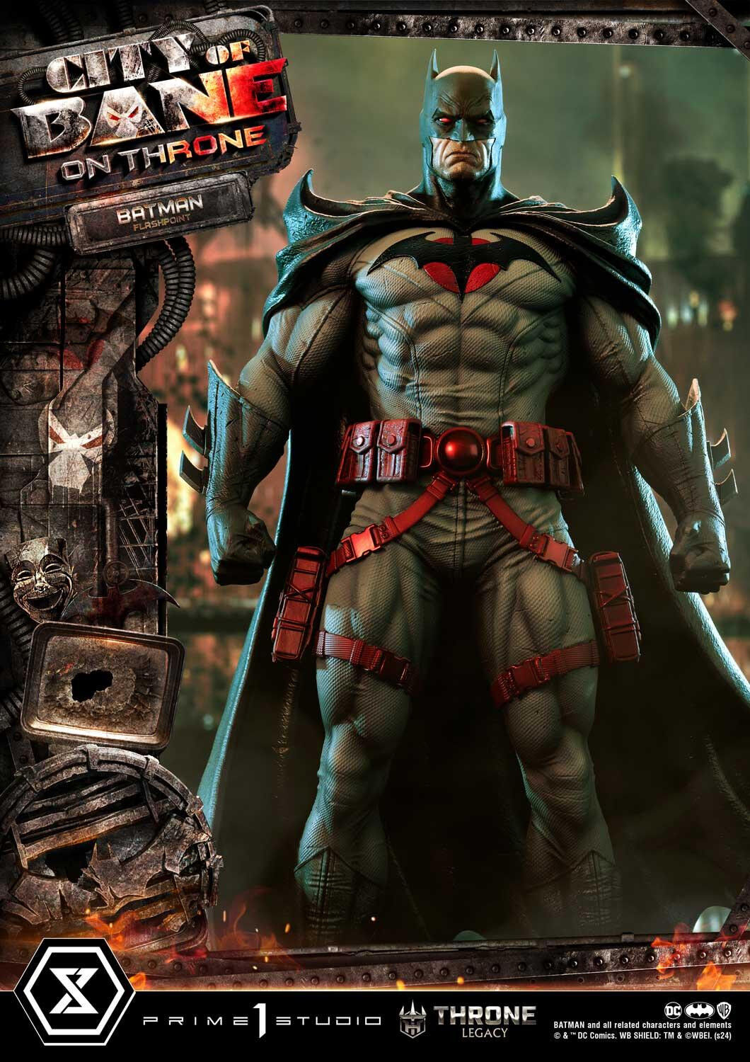 Batman: City of Bane - Batman (Thomas Wayne) - Throne Legacy (TLCDC-06) - 1/4 (Prime 1 Studio) photo 75