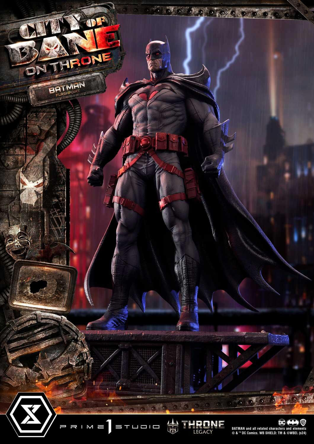 Batman: City of Bane - Batman (Thomas Wayne) - Throne Legacy (TLCDC-06) - 1/4 (Prime 1 Studio) photo 76
