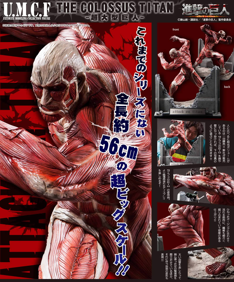 Shingeki no Kyojin - Chou-ougata Kyojin - Ultimate Modeling Collection Figure (Plex) photo 6