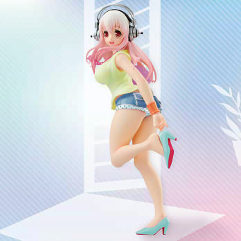 SoniComi (Super Sonico) - Sonico - Seikatsu Micchaku Shuzai Special Figure - Going out Time Vitamin ver. (FuRyu)
