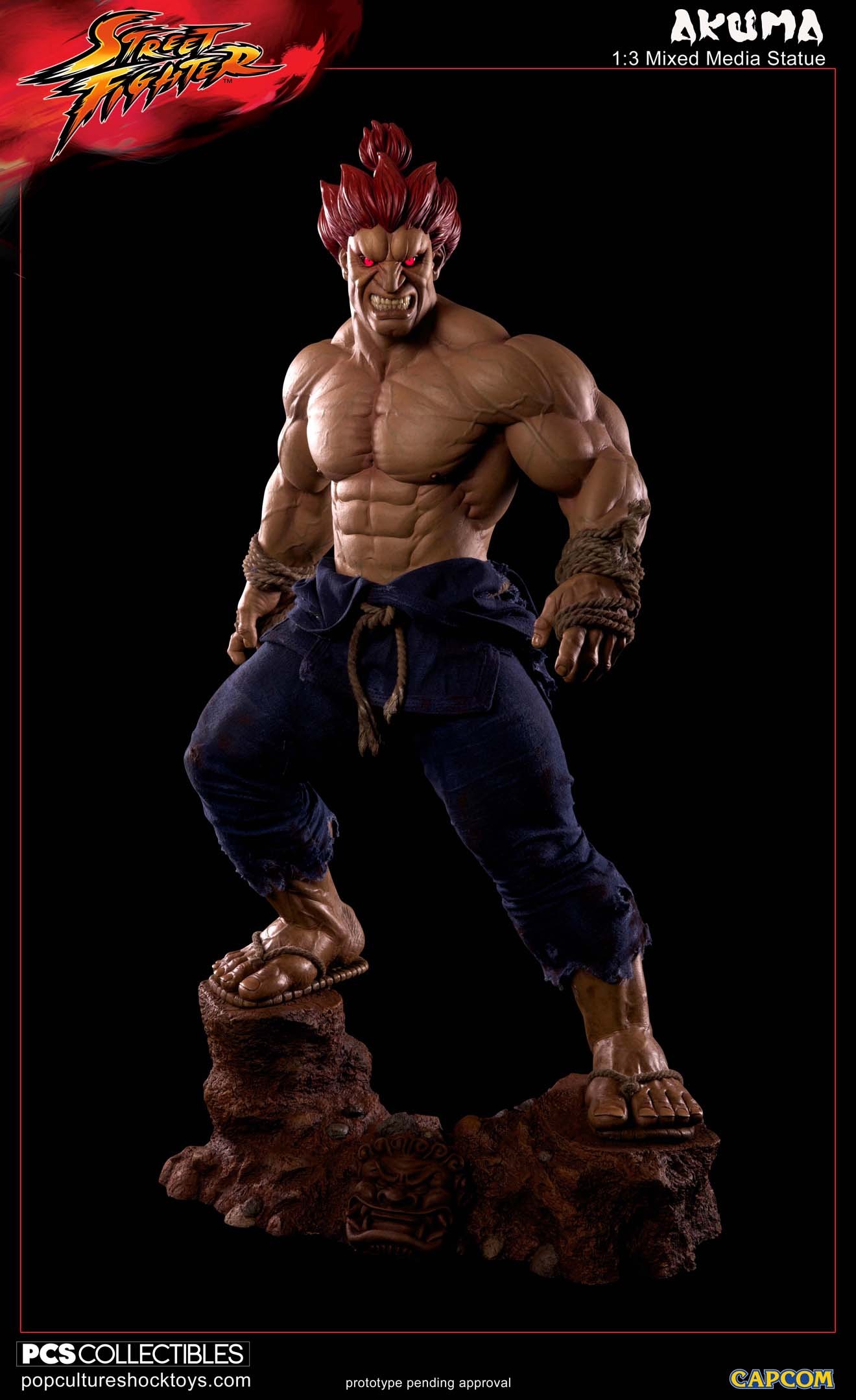 Street Fighter IV - Gouki - Mixed Media - 1/3 (Premium Collectibles Studio) photo 5