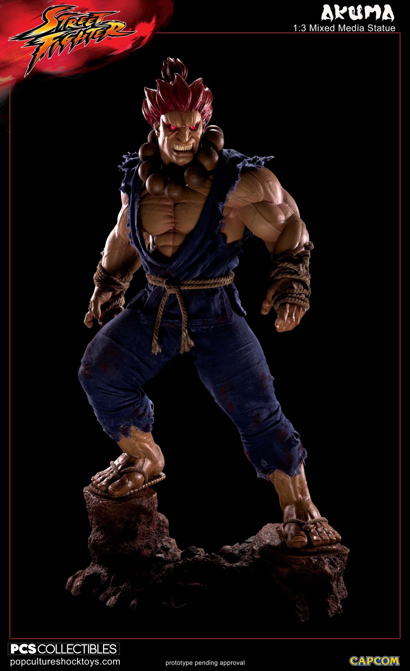 Street Fighter IV - Gouki - Mixed Media - 1/3 (Premium Collectibles Studio) photo 14