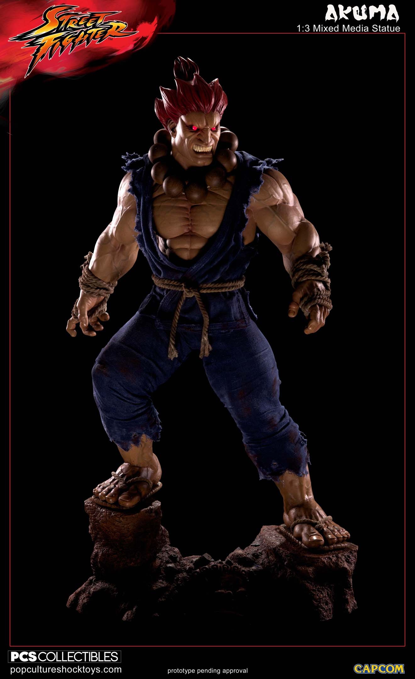 Street Fighter IV - Gouki - Mixed Media - 1/3 (Premium Collectibles Studio) photo 15