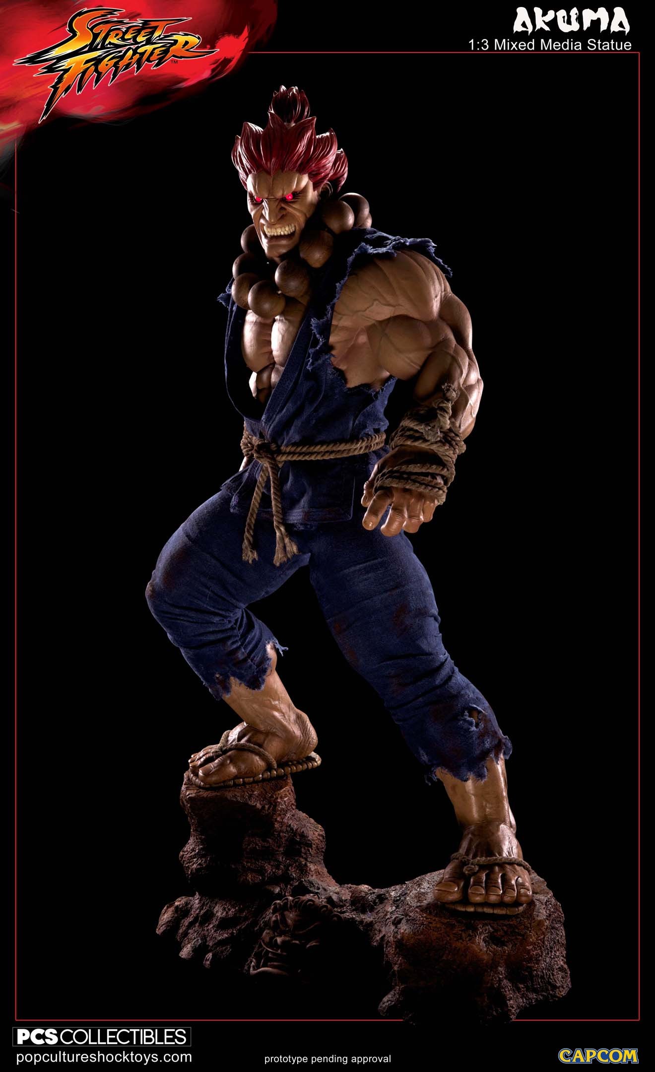 Street Fighter IV - Gouki - Mixed Media - 1/3 (Premium Collectibles Studio) photo 16
