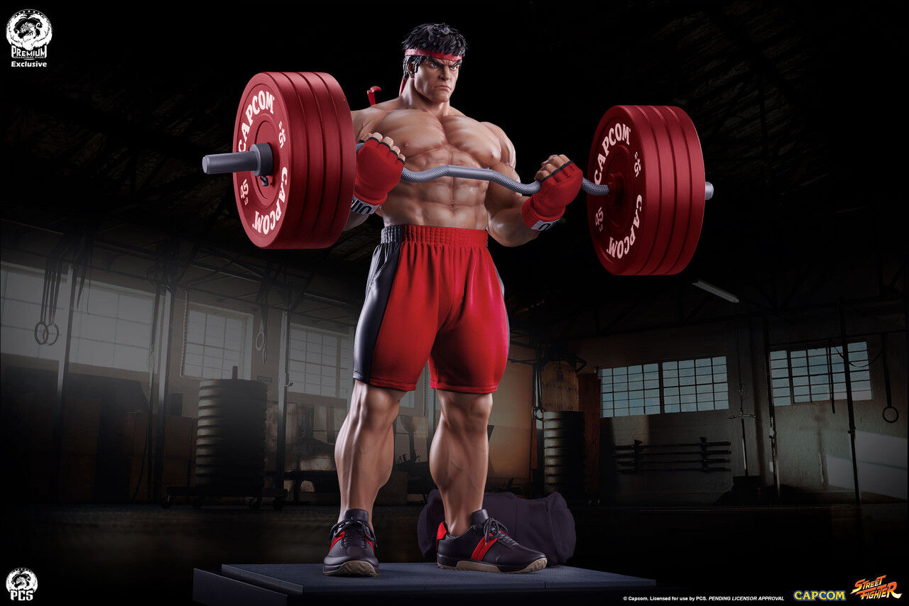 Street Fighter - Ryu - Gym/Fitness/Powerlifting - 1/4 - Classic (Premium Collectibles Studio) photo 3