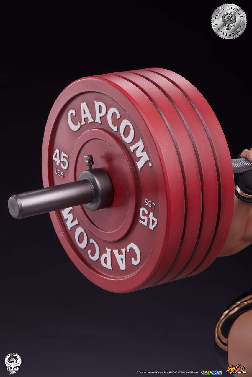 Street Fighter - Chun-Li - Gym/Fitness/Powerlifting - 1/4 - Battle Edition, Silver Exclusive (Premium Collectibles Studio) photo 13