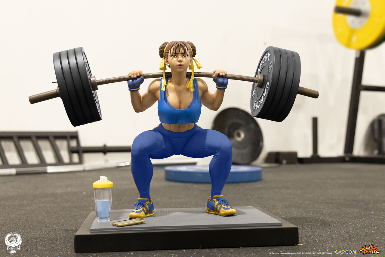 Street Fighter - Chun-Li - Gym/Fitness/Powerlifting - 1/4 - Alpha Edition (Premium Collectibles Studio) photo 2
