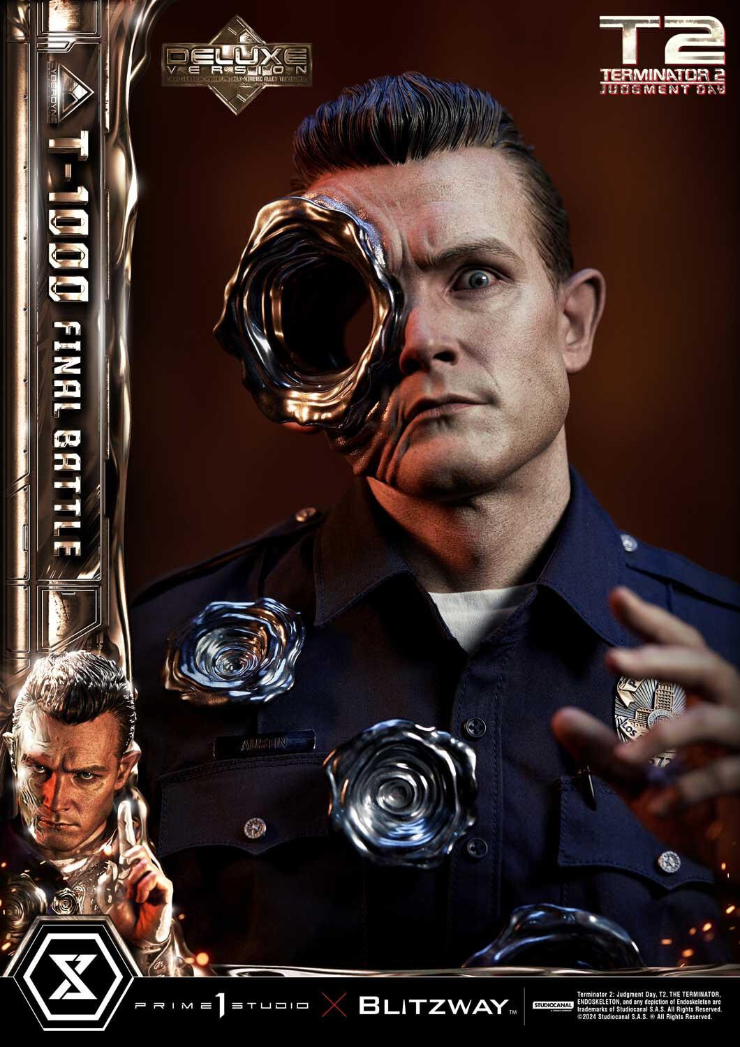 Terminator 2: Judgment Day - T-1000 - Museum Masterline Series (MMT2-03DX) - 1/3 - DX Version, Final Battle (Blitzway, Prime 1 Studio) photo 9