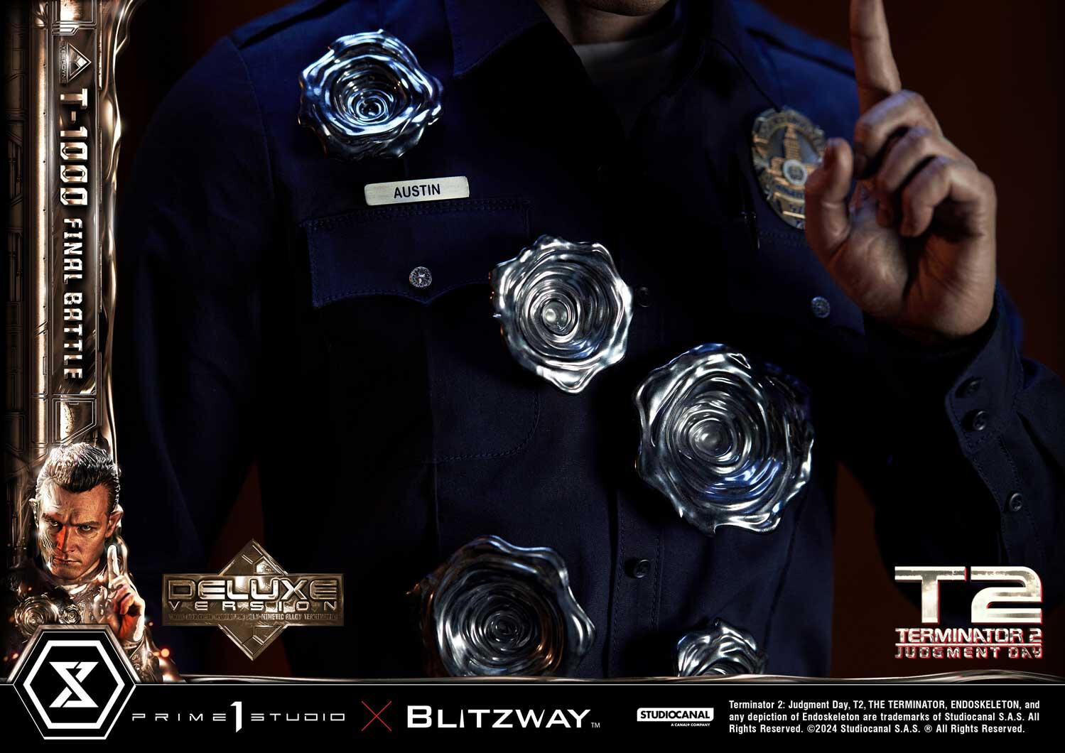 Terminator 2: Judgment Day - T-1000 - Museum Masterline Series (MMT2-03DX) - 1/3 - DX Version, Final Battle (Blitzway, Prime 1 Studio) photo 10