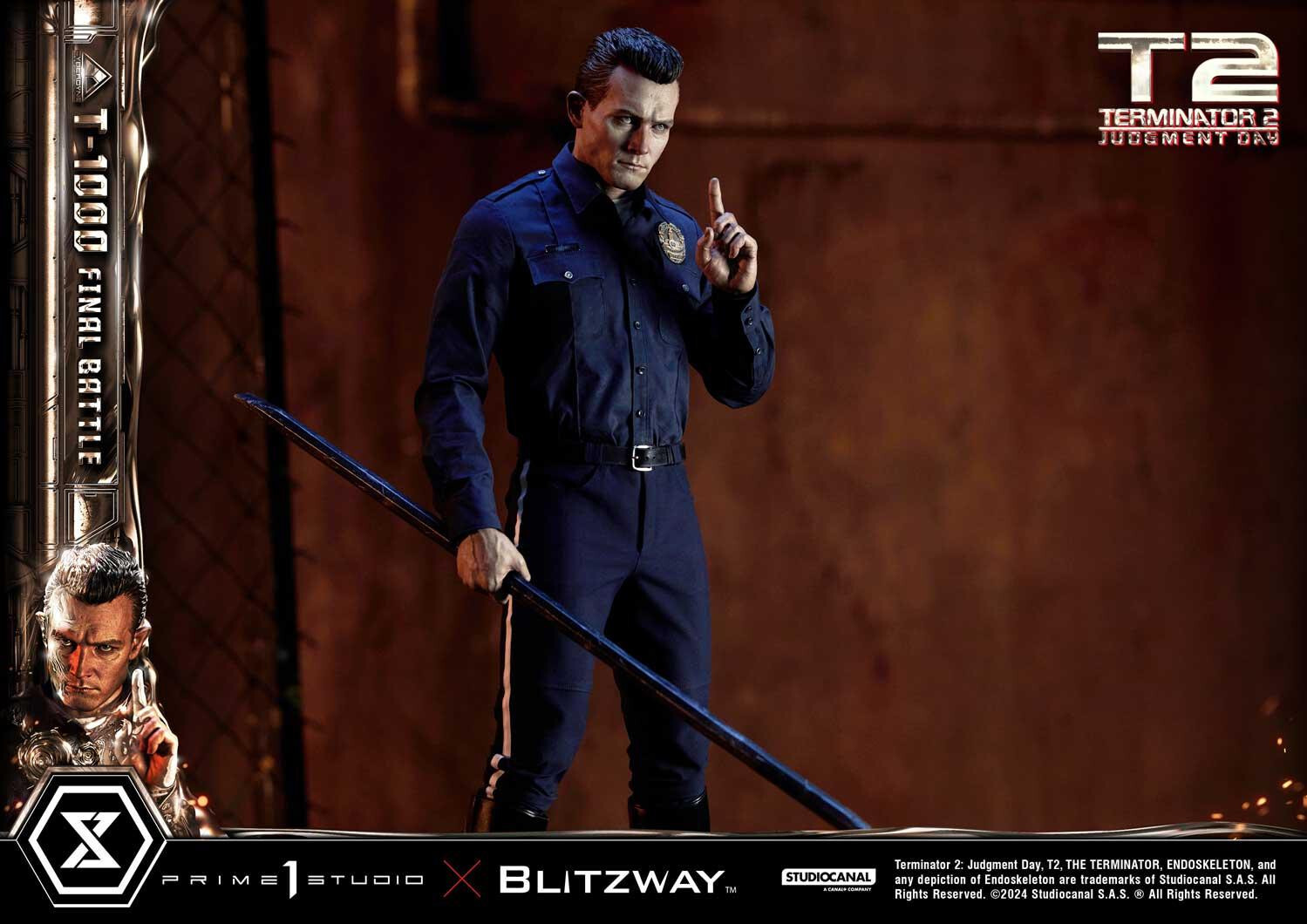 Terminator 2: Judgment Day - T-1000 - Museum Masterline Series (MMT2-03DX) - 1/3 - DX Version, Final Battle (Blitzway, Prime 1 Studio) photo 13
