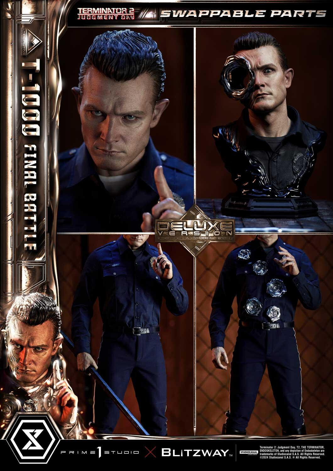Terminator 2: Judgment Day - T-1000 - Museum Masterline Series (MMT2-03DX) - 1/3 - DX Version, Final Battle (Blitzway, Prime 1 Studio) photo 14
