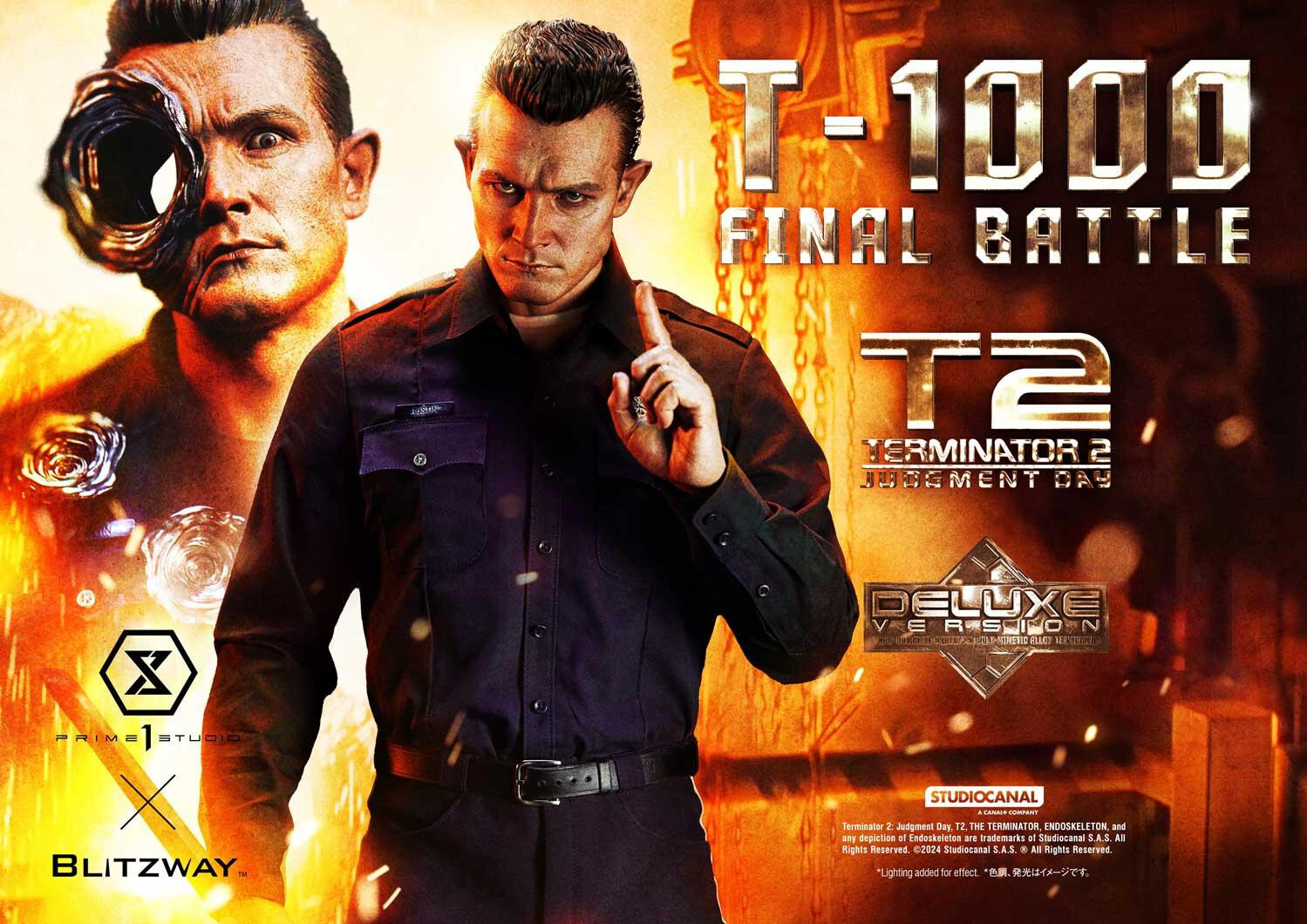 Terminator 2: Judgment Day - T-1000 - Museum Masterline Series (MMT2-03DX) - 1/3 - DX Version, Final Battle (Blitzway, Prime 1 Studio) photo 15