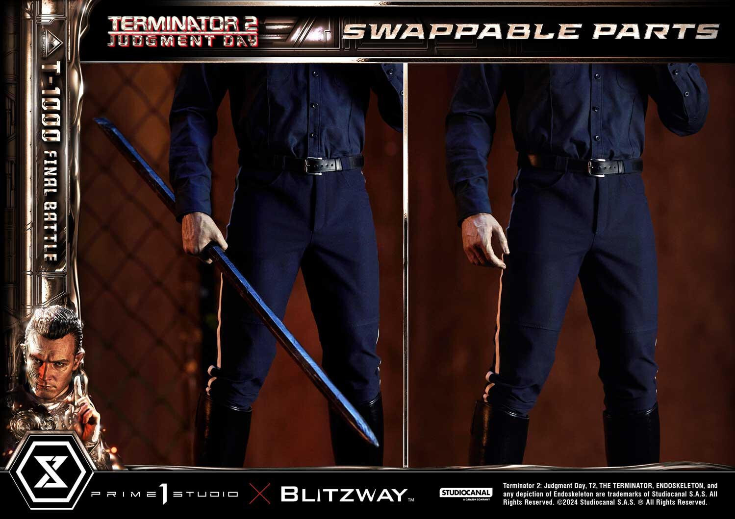Terminator 2: Judgment Day - T-1000 - Museum Masterline Series (MMT2-03DX) - 1/3 - DX Version, Final Battle (Blitzway, Prime 1 Studio) photo 29