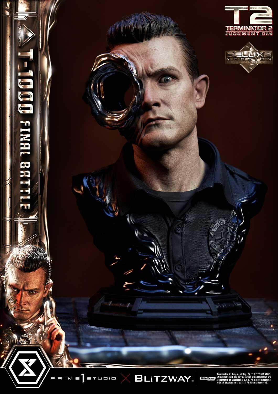 Terminator 2: Judgment Day - T-1000 - Museum Masterline Series (MMT2-03DXS) - 1/3 - DX Bonus Version, Final Battle (Blitzway, Prime 1 Studio) photo 3