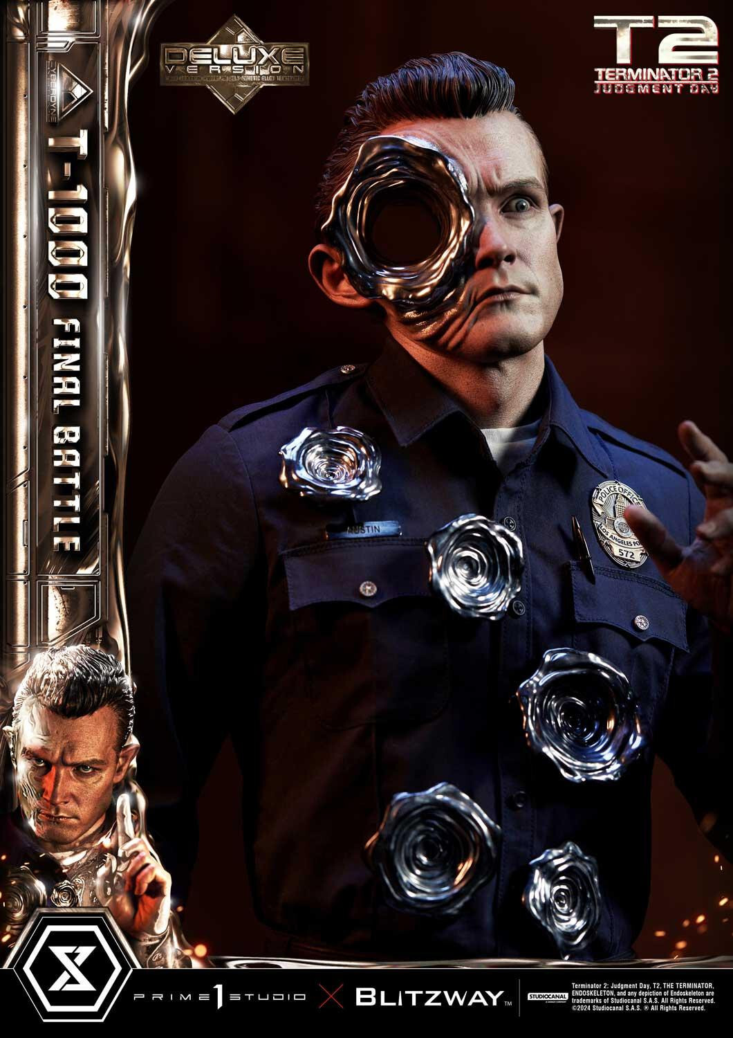 Terminator 2: Judgment Day - T-1000 - Museum Masterline Series (MMT2-03DXS) - 1/3 - DX Bonus Version, Final Battle (Blitzway, Prime 1 Studio) photo 11