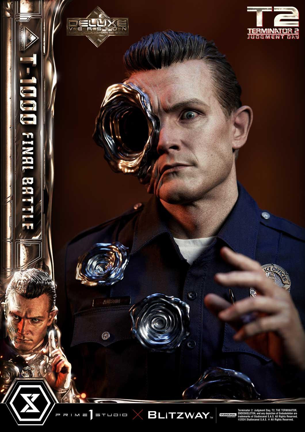 Terminator 2: Judgment Day - T-1000 - Museum Masterline Series (MMT2-03DXS) - 1/3 - DX Bonus Version, Final Battle (Blitzway, Prime 1 Studio) photo 12
