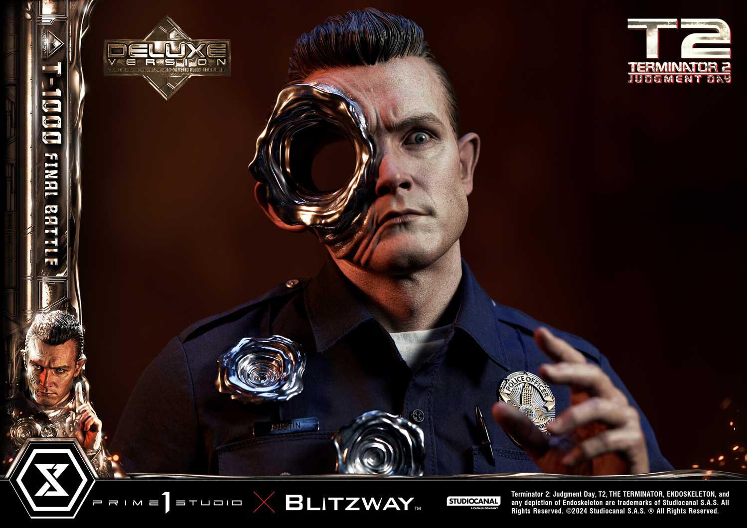 Terminator 2: Judgment Day - T-1000 - Museum Masterline Series (MMT2-03DXS) - 1/3 - DX Bonus Version, Final Battle (Blitzway, Prime 1 Studio) photo 15