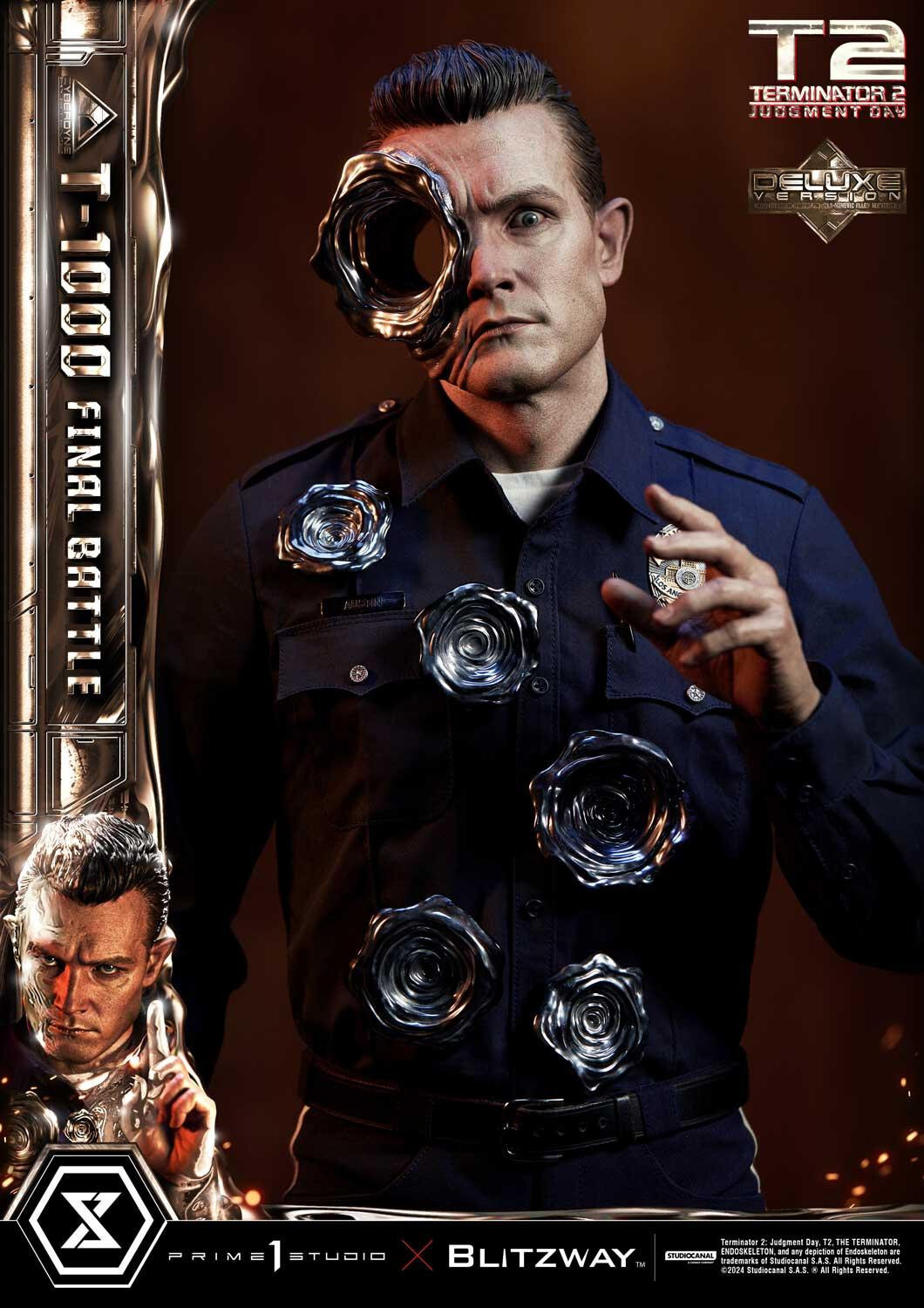 Terminator 2: Judgment Day - T-1000 - Museum Masterline Series (MMT2-03DXS) - 1/3 - DX Bonus Version, Final Battle (Blitzway, Prime 1 Studio) photo 16